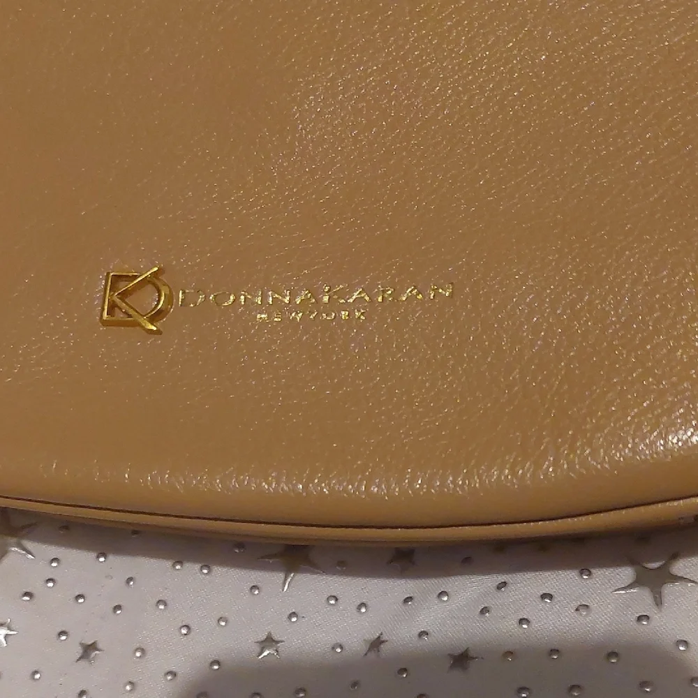 Donna Karan Roslyn Small Leather Hobo Bag - Fawn - Picture 4 of 10